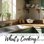 What’s Cooking? DIY Kitchen Upgrades That Pay Off What’s Cooking? DIY Kitchen Upgrades That Pay Off